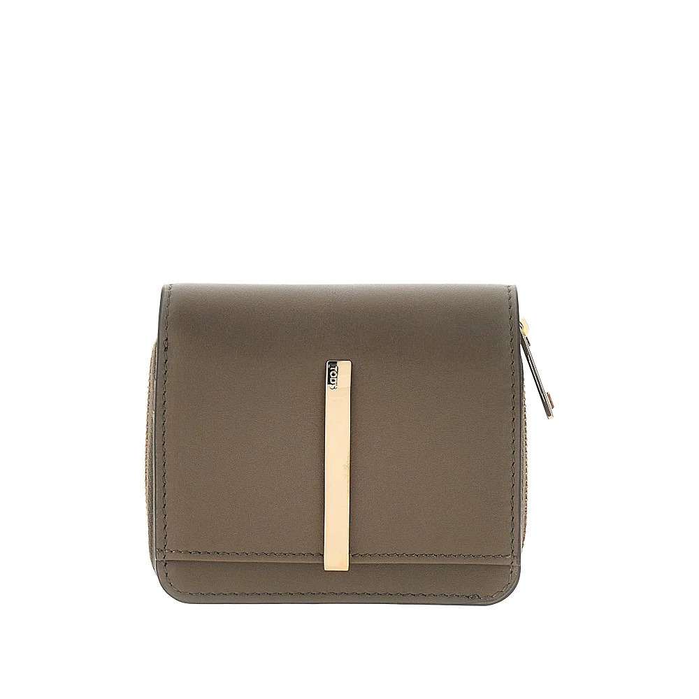 Tods Leather Small Bi-Fold Wallet